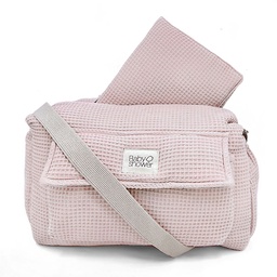 [CASTWRO] BOLSA COCHECITO CAMILA STROLLER WAFFLE ROSE