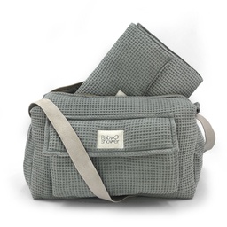 [CASTWGR] BOLSA COCHECITO CAMILA STROLLER WAFFLE GREY