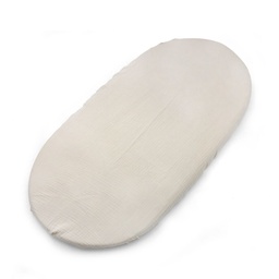 [FTMOCLO] MOSES BASKET FITTED SHEET CLOUD POWDER