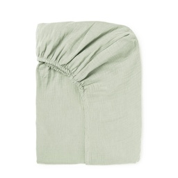 [FTCRSAG] CRIB FITTED SHEET SAGE POWDER