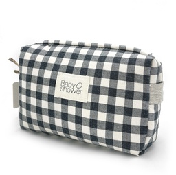 [NECEVDA] CAMILA TOILETRIES CASE VICHY DAMIER