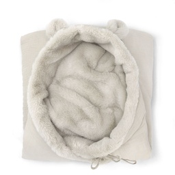 [STEPCLO] SACO CAPAZO TEDDY CLOUD POWDER