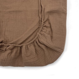 [FTMOTFE] MOSES BASKET FITTED SHEET TOFFEE