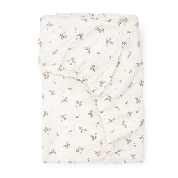 [FTCRROB] CRIB FITTED SHEET ROSEBERRY