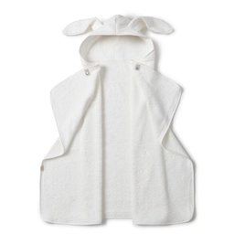 [LBCAOWH] LARGE BUNNY BATH CAPE OLD WHITE