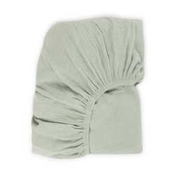 [FTC7SAG] CRIB FITTED SHEET 70 CM SAGE POWDER