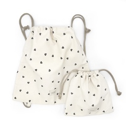 [SSNKR&L] SET 2 PETITS SACS SNACK ROCK & LOVE