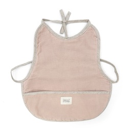 [TOBINUD] TODDLER MAXI BIB NUDE POWDER