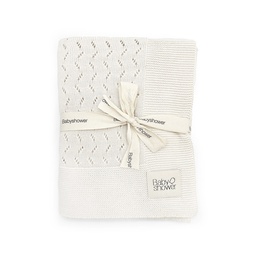 [MTRIIVO] COUVERTURE TRICOT CLASSIC IVORY