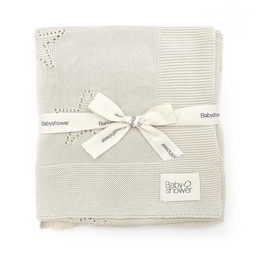 [MTRSBEI] STAR TRICOT BLANKET BEIGE