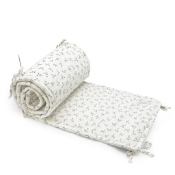 [DOUXOBL] DOUX CRIB LINER OLIVE BLOOM