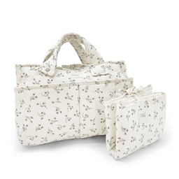 [AUBGOBC] AUDREY STROLLER BAG OLIVE BLOOM CANVAS