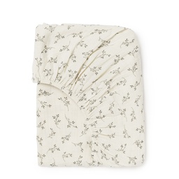 [BCAMOBL] CHANGING MAT FITTED SHEET OLIVE BLOOM