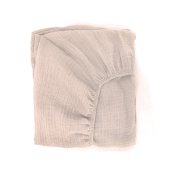 [FTCRLTE] CRIB FITTED SHEET LLATTE POWDER