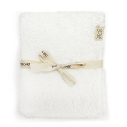 [TPL2TOW] SET 2 PLASTIC COATED TOWELS TERRY OLD WHITE