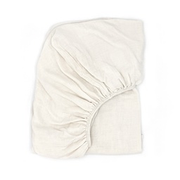 [FTCRIVO] CRIB FITTED SHEET IVORY POWDER