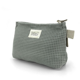 [POCHWGR] NAPPIES POCHETTE WAFFLE GREY